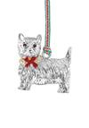 Newbridge Christmas Westie Hanging Decoration