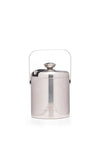 Newgrange Living Ice Bucket With Tongs & Strainer, Stainless Steel