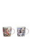 Newgrange Living Santa & Snowman Pair of Mugs