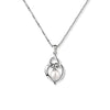 Newbridge Pearl Heart Pendant Necklace, Silver