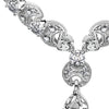 Newbridge Vintage CZ Necklace, Silver