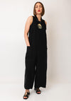 Nilmark Pocket Front Wide Leg Jumpsuit, Black