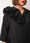 Nilmark Contrast Stitch Corsage Shirt, Dark Grey