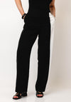 Nilmark Side Panel Wide Leg Trousers, Black