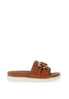 Redz Faux Leather Mule Sandals, Tan