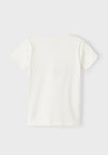 Name It Mini Girl Hilde Short Sleeve Tee, Jet Stream