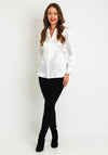 No2moro Joy Satin Feel Blouse, Ivory