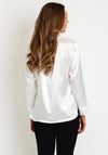 No2moro Joy Satin Feel Blouse, Ivory