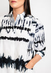 Noen Curve Printed Shirt Dress, White