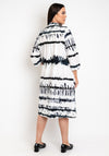 Noen Curve Printed Shirt Dress, White