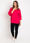 NOEN Round Neck Sweatshirt, Fuchsia