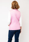 Normann Reversible Onion Quilt Gilet, Pink