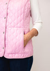 Normann Reversible Onion Quilt Gilet, Pink
