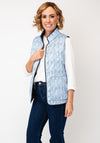 Normann Reversible Onion Quilt Gilet, Navy