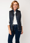 Normann Reversible Onion Quilt Gilet, Navy