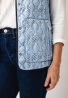 Normann Reversible Onion Quilt Gilet, Navy