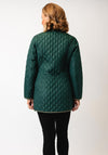 Normann Reversible Check Quilted Jacket, Green