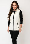 Normann Contrast Detail Gilet, Cream