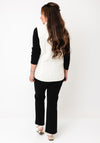 Normann Contrast Detail Gilet, Cream