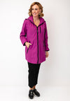 Normann Zip Up Rain Jacket, Purple