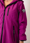 Normann Zip Up Rain Jacket, Purple
