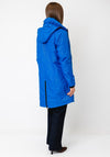 Normann Water Repellent Hooded Long Jacket, Blue