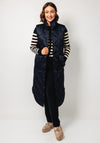 Normann Longline Padded Gilet, Navy