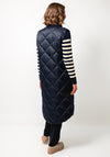 Normann Longline Padded Gilet, Navy