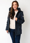 Normann Waterproof Hooded Coat, Navy