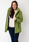 Normann Waterproof Hooded Coat, Green