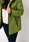 Normann Waterproof Hooded Coat, Green