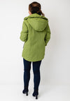 Normann Waterproof Hooded Coat, Green