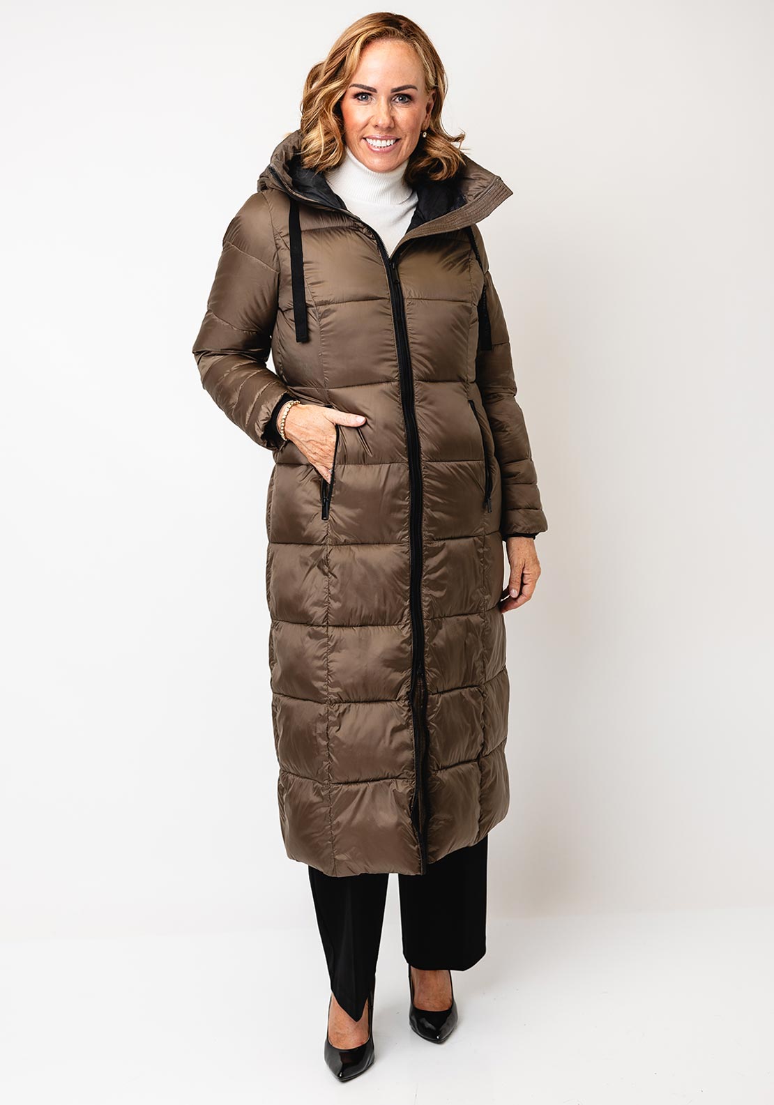 Normann Padded Puffer Coat, Brown