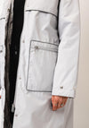 Normann Waterproof Hooded Long Coat, Grey