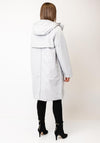 Normann Waterproof Hooded Long Coat, Grey