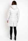 Normann Esta Quilted Down Coat, Off White