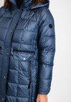 Normann Esta Quilted Down Coat, Navy Blue
