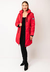 Normann Hooded Waterproof Raincoat, Red