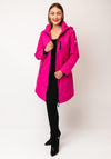 Normann Hooded Waterproof Raincoat, Pink