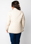 Normann Quilted Reversible Jacket, Beige Check