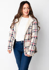 Normann Quilted Reversible Jacket, Beige Check
