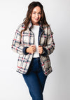 Normann Quilted Reversible Jacket, Navy Check