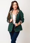Normann Quilted Reversible Coat, Green