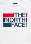 The North Face Boys Graphic Short Sleeve Tee, White