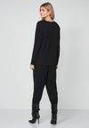 Nu Denmark Ronnie Pleated Detail Top, Black