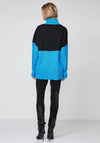 Nu Denmark Ramone Long Knit Jumper, Black & Blue