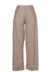 Nu Denmark Tania Wide-Leg Trousers, Sea Sand