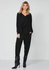 Nu Denmark Ronnie Relaxed Jogger Style Trouser, Black