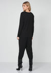 Nu Denmark Ronnie Relaxed Jogger Style Trouser, Black