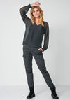 Nu Denmark Rinna Slim Leg Cargo Trouser, Dark Grey